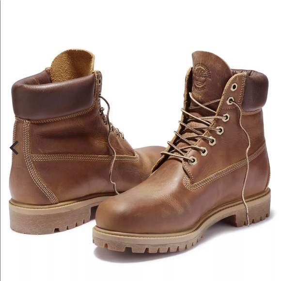 TIMBERLAND® PREMIUM HERITAGE 6 INCH BOOT FOR MEN IN LIGHT - Picture 4 of 4